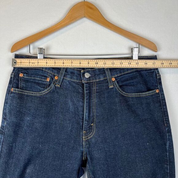 Levis 541 Jeans Mens 34x30 Blue Athletic Tapered Mid Rise Stretch Denim - Picture 4 of 10